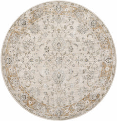 Kerem Cream Thick Luxe Damask Rug - Ornate Home