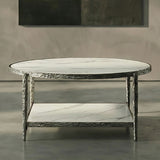 Kerna Gunmetal Coffee Table - Ornate Home