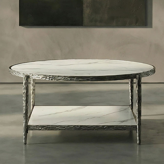 Kerna Gunmetal Coffee Table - Ornate Home