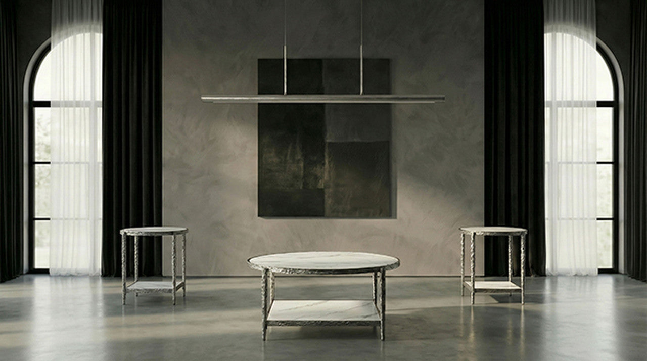 Kerna Gunmetal Coffee Table - Ornate Home