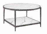 Kerna Gunmetal Coffee Table - Ornate Home