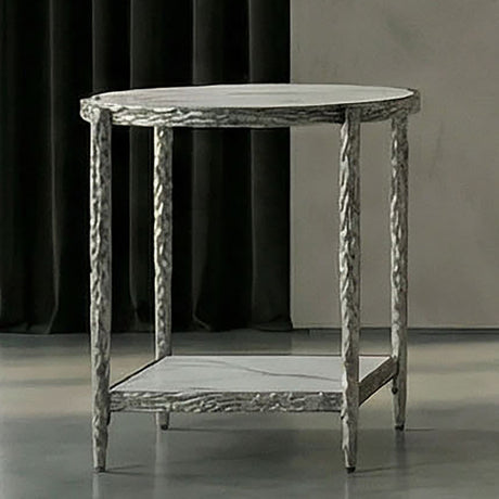 Kerna Gunmetal End Table - Ornate Home