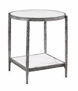 Kerna Gunmetal End Table - Ornate Home