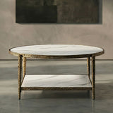 Kerna Matte Gold Coffee Table