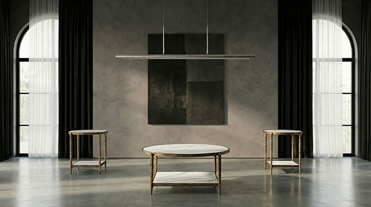 Kerna Matte Gold Coffee Table
