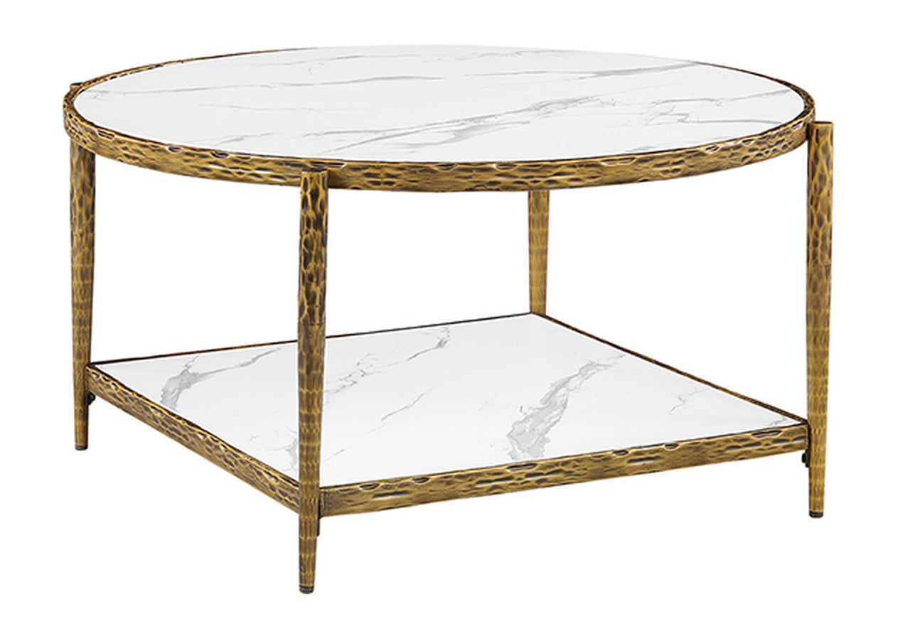 Kerna Matte Gold Coffee Table
