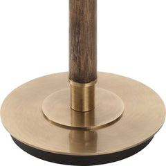Keros Dark Oak Floor Lamp - Ornate Home