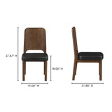 Kerr Black Dining Chair (Set of 2) - Ornate Home