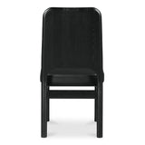 Kerr Black Dining Chair Vegan Leather (Set of 2) - Ornate Home