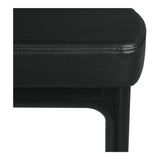 Kerr Black Dining Chair Vegan Leather (Set of 2) - Ornate Home