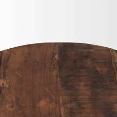 Kerra Brown Large Solid Reclaimed Wood Tray - Ornate Home
