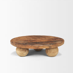Kerra Brown Small Solid Reclaimed Wood Tray - Ornate Home
