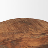 Kerra Brown Small Solid Reclaimed Wood Tray - Ornate Home