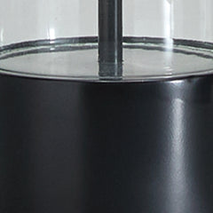 Kerrbrook Clear/Black Glass Table Lamp (1/CN) - Ornate Home