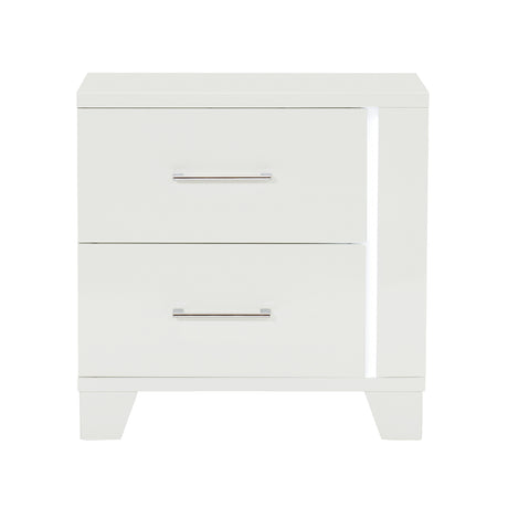 Kerren White 4-piece Queen Bedroom Set - Ornate Home