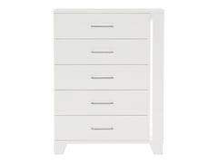 Kerren White High Gloss Chest - Ornate Home