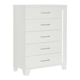 Kerren White High Gloss Chest - Ornate Home