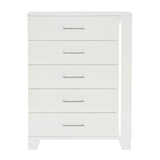 Kerren White High Gloss Chest - Ornate Home