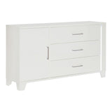 Kerren White High Gloss Dresser - Ornate Home