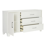 Kerren White High Gloss Dresser - Ornate Home