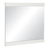 Kerren White High Gloss Mirror - Ornate Home