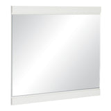 Kerren White High Gloss Mirror - Ornate Home