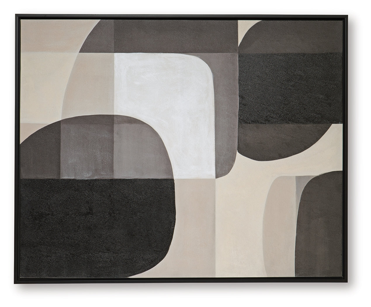 Kesleigh Black/White Wall Art (Online Special Price) - Ornate Home