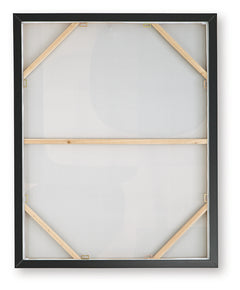 Kesleigh Black/White Wall Art - Ornate Home