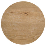 Kessler Light Oak 3-piece Round Sculptural Wood Coffee Table Set - Ornate Home