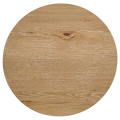 Kessler Light Oak 3-piece Round Sculptural Wood Coffee Table Set - Ornate Home