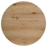 Kessler Light Oak 3-piece Round Sculptural Wood Coffee Table Set - Ornate Home