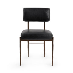 Kester Jet Black Dining Chair (Set of 2) - Ornate Home