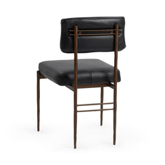 Kester Jet Black Dining Chair (Set of 2) - Ornate Home