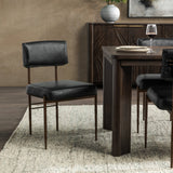 Kester Jet Black Dining Chair (Set of 2) - Ornate Home