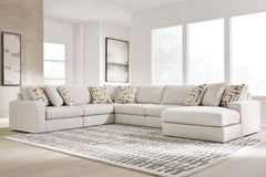 Kestrie Feathered 6-Piece Sectional with RAF Chaise - Ornate Home