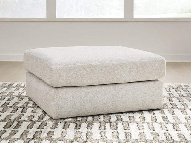 Kestrie Feathered Oversized Accent Ottoman - Ornate Home