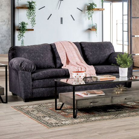 Keswick Charcoal Sofa & Loveseat - Ornate Home