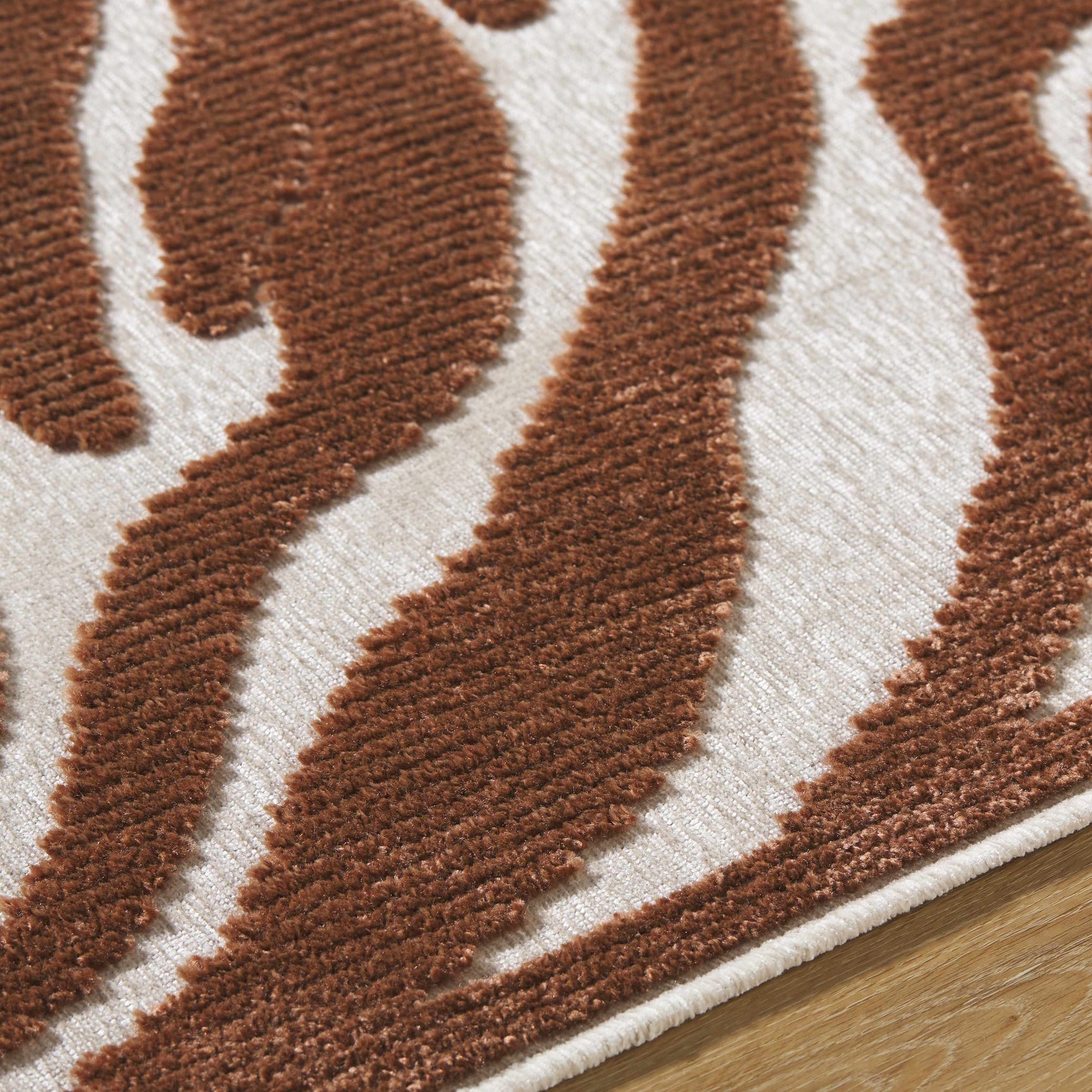 Keto Brown Washable Area Rug - Ornate Home