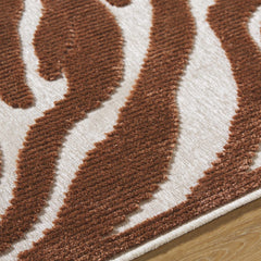 Keto Brown Washable Area Rug - Ornate Home