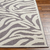 Keto Gray Zebra Rug - Clearance - Ornate Home