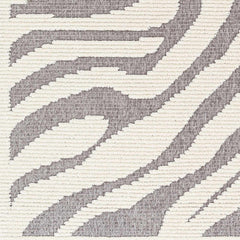 Keto Gray Zebra Rug - Clearance - Ornate Home