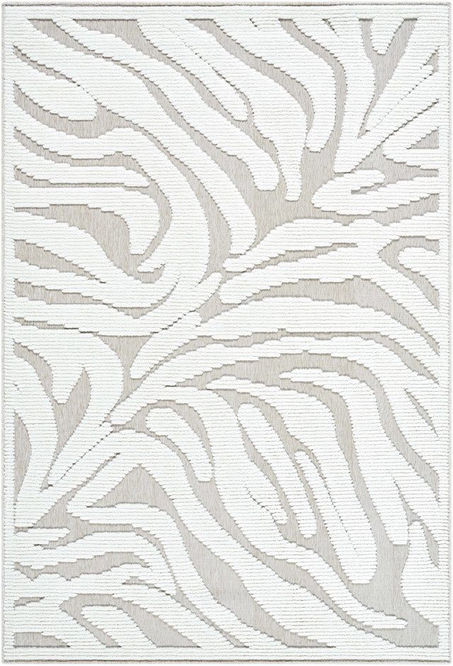 Keto Off-White 3D Washable Area Rug - Ornate Home