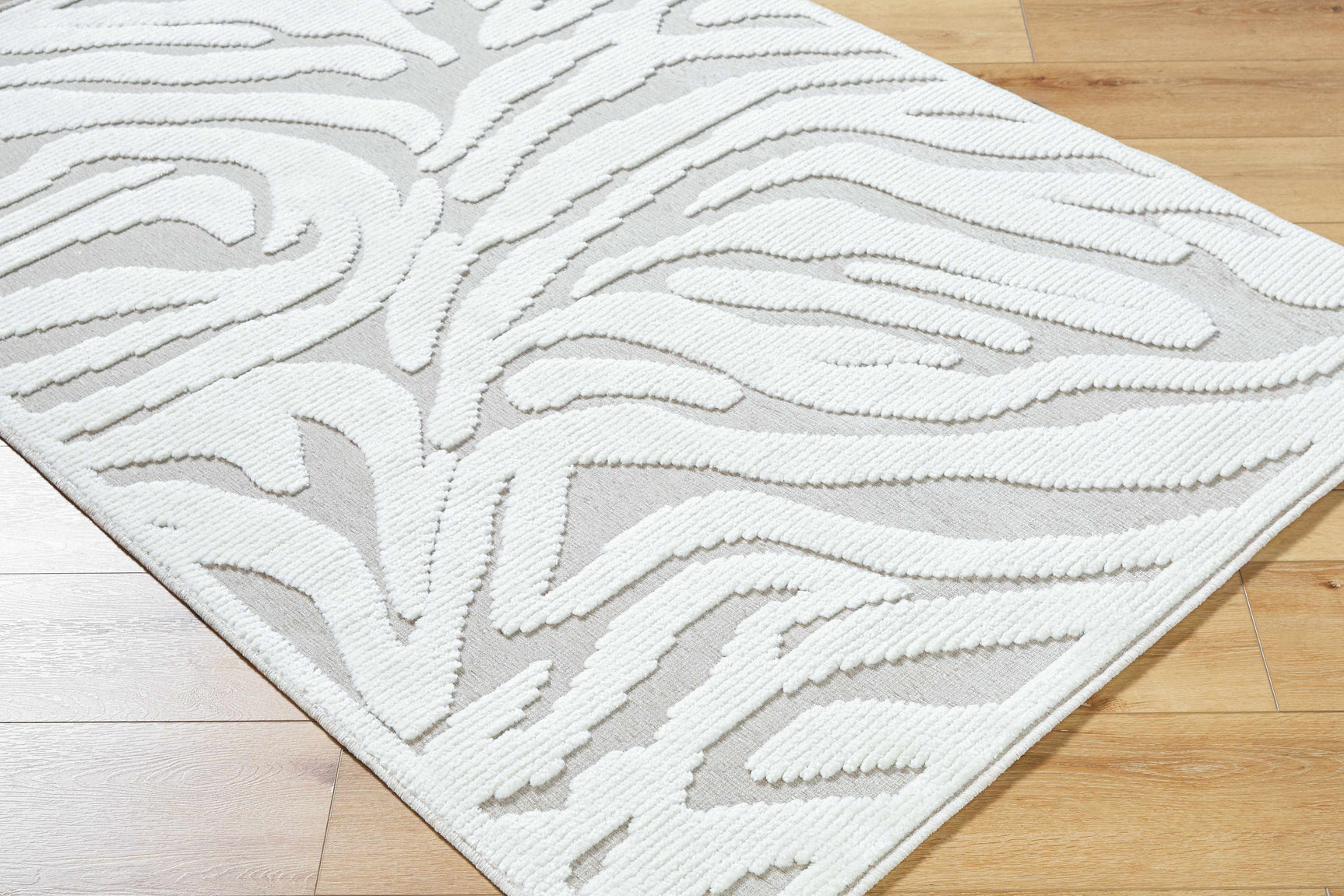 Keto Off-White 3D Washable Area Rug - Ornate Home
