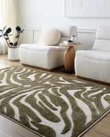 Keto Olive Washable Area Rug - Ornate Home