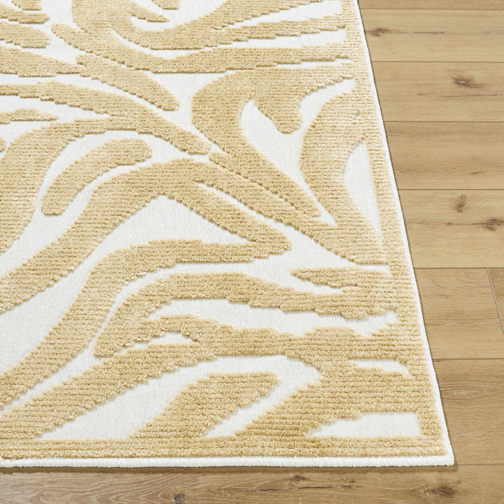 Keto White Washable Area Rug - Ornate Home