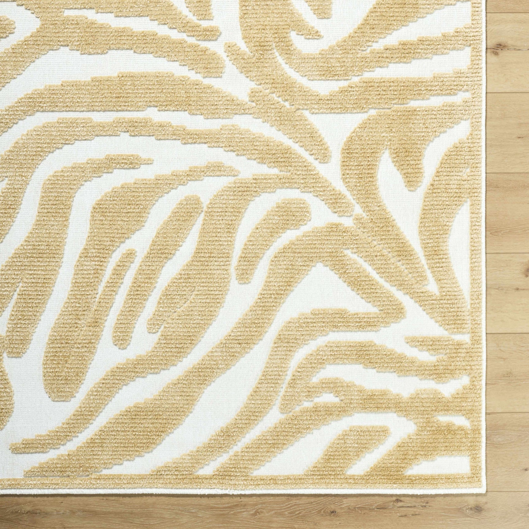 Keto White Washable Area Rug - Ornate Home