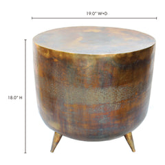 Kettel Brass Accent Table - Ornate Home