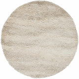 Kettering Solid Cream Wool Shag Rug - Ornate Home