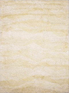 Kettering Solid Cream Wool Shag Rug - Ornate Home