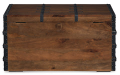 Kettleby Brown Storage Trunk - Ornate Home